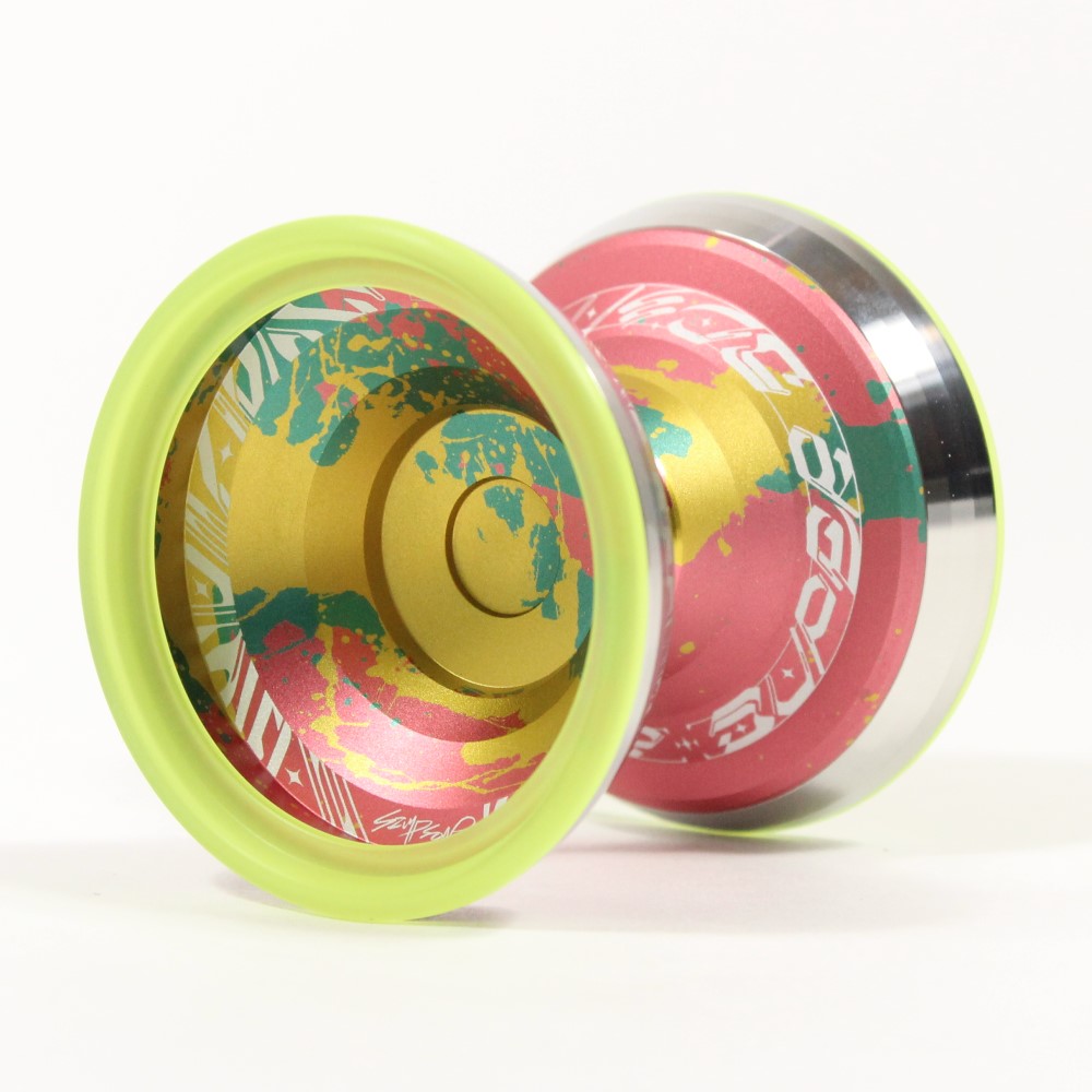 C3yoyodesign Super Scintillator Yo-Yo - Hybrid Tri-Material - Simpson Wong Signature YoYo — view 2
