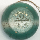 Vintage Duncan Tournament "crossed flags" Yo-Yo - Not a replica - Light Blue Fair Condition — view 4