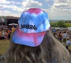 Tie Dye Juggle Baseball Cap - Hand Dyed - Embroidered - Adjustable Juggling Hat — view 4