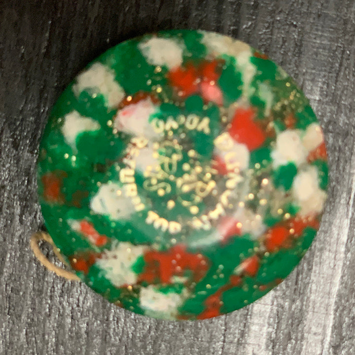 Vintage Duncan Mardi Gras Yo-Yo Xmas Colors - Good Cond 19502