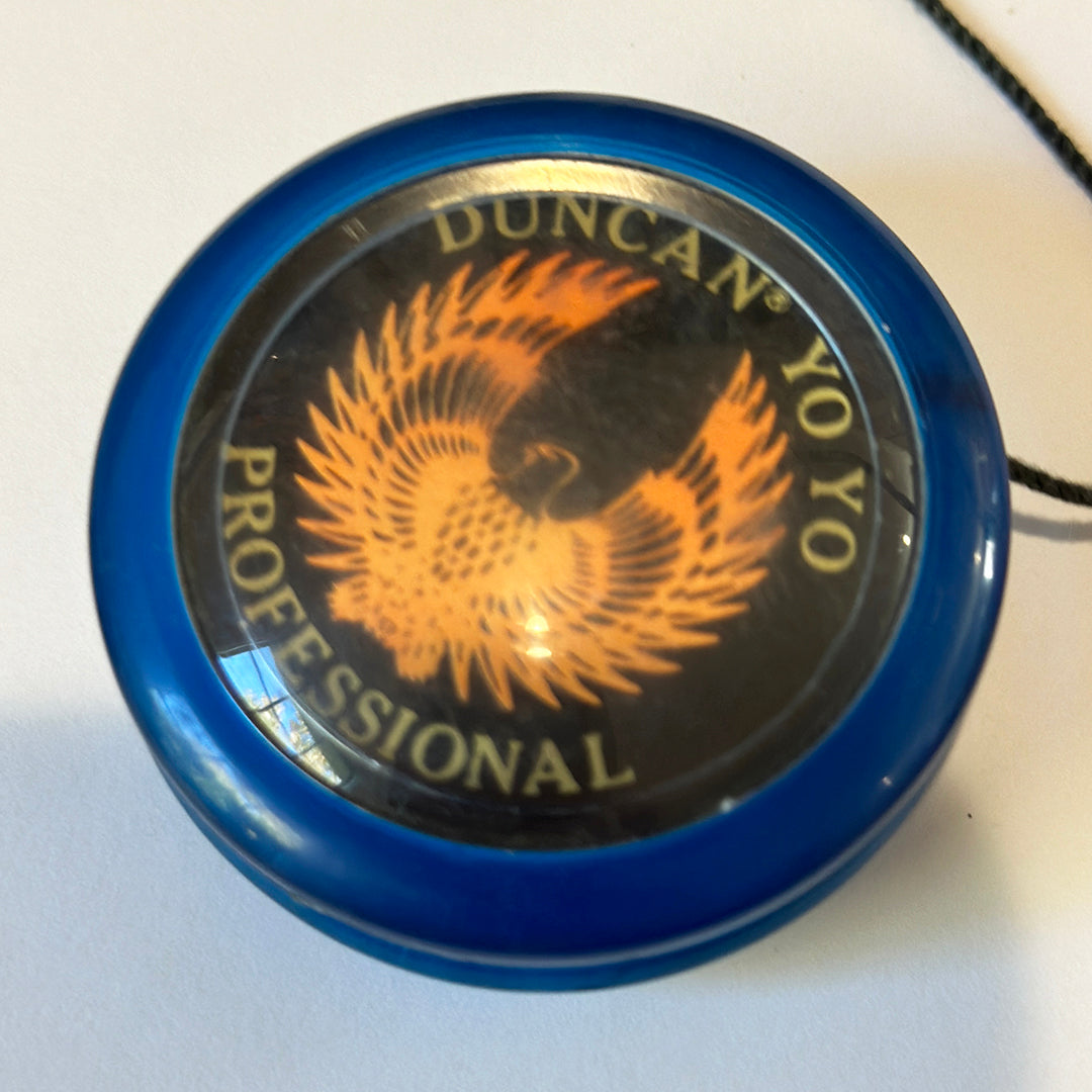 Vintage, Duncan Eagle Professional Plastic looping Yo-Yo Blue — view 2
