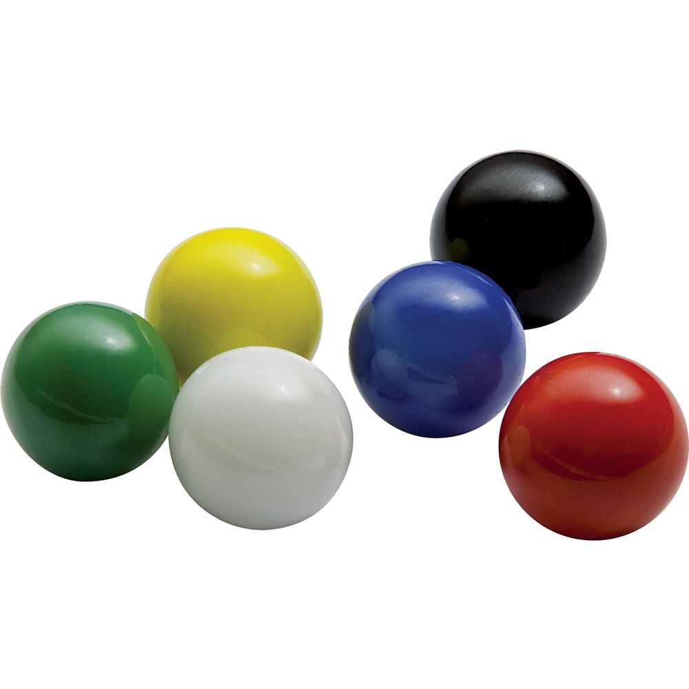 Mega Game Glass Marbles - Replacement Marbles for Chinese Checkers - Standard Size of 14mm - Set of 60 — view 3