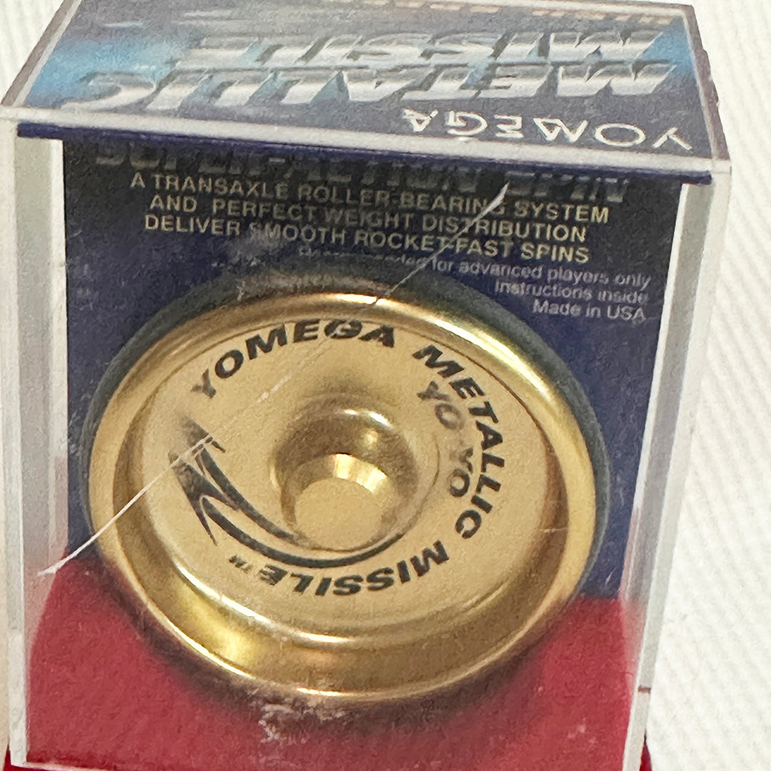 Vintage Yomega Metal Missle -New in Box - Gold 1998 — view 3