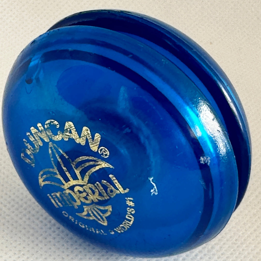 Vintage Duncan Imperial Yo-Yo - Blue- Good/fair Condition Original World's #1 — view 3