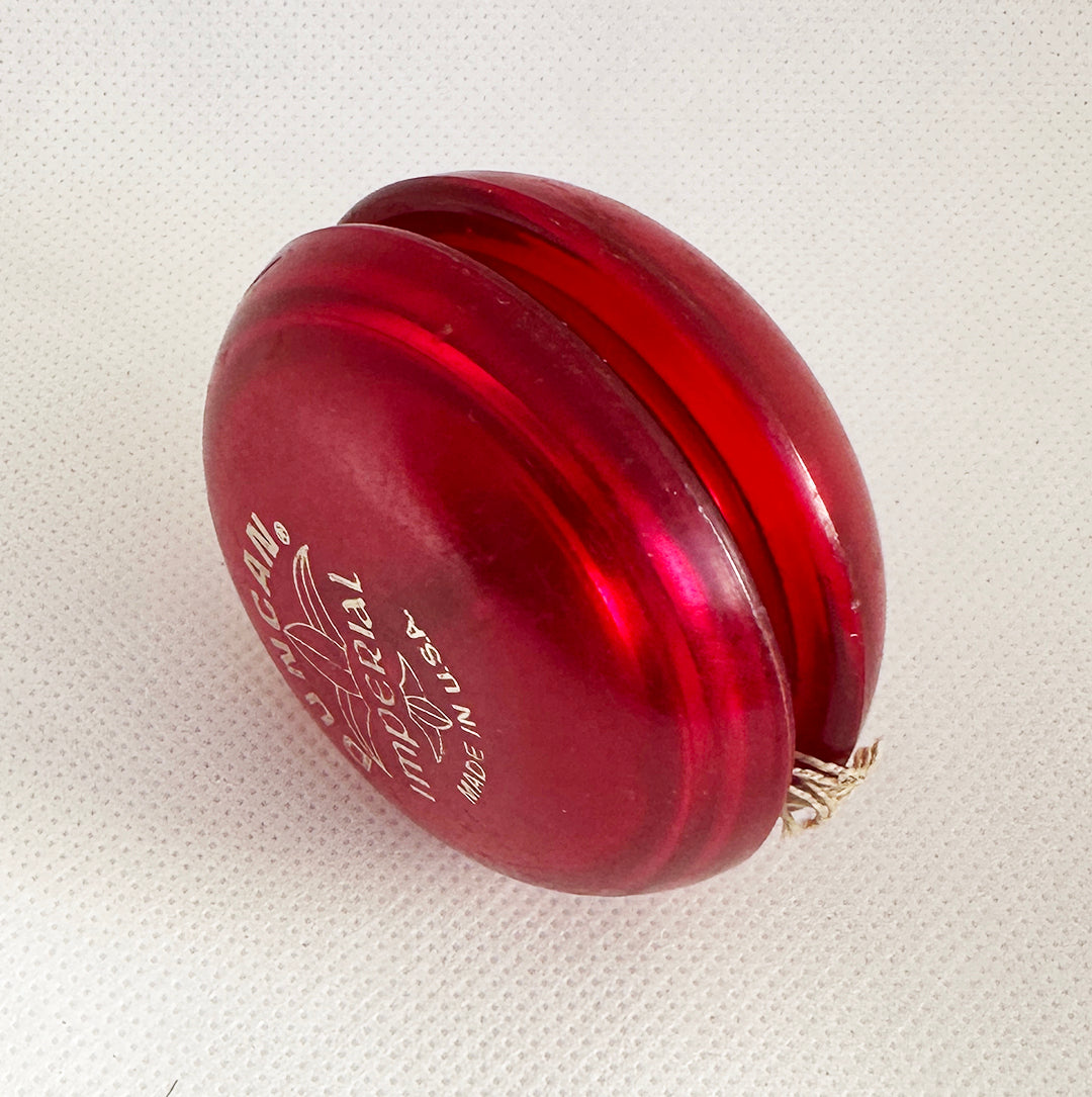Vintage Duncan Fluer-de-lis Imperial Yo-Yo-Red- Good Condition-Made in USA — view 3