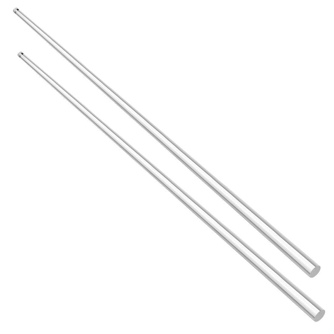 Acrylic Lucite Rod Dowel - 1/4" (6.35mm) x 24"(610mm) - Lot of Two Rods — view 2