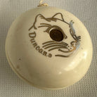 Vintage Duncan White cat Jewel Yo-Yo 80s Good Condition Amber eye — view 3