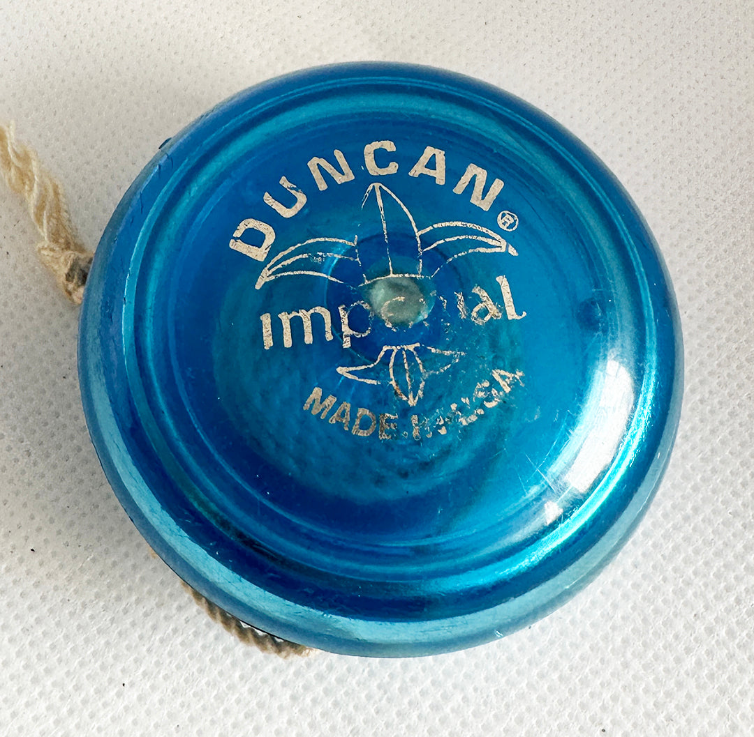 Vintage Duncan Imperial Yo-Yo - Blue- Fair Condition Made in USA