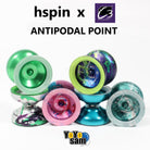 hspin x C3yoyodesign Antipodal Point Yo-Yo - 7075 Aluminum YoYo with PC Rings YoYo
