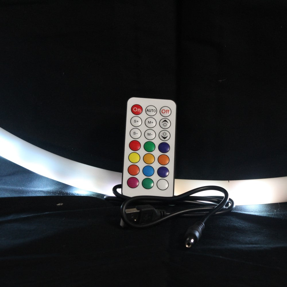 Zeekio 24" Rechargable LED Hoop with Remote - Flow Toy - Multi Color - Collapsible — view 9