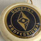 Vintage, Duncan Diamond Professional Plastic looping Yo-Yo White with Blue Center- Very Good condition — view 4