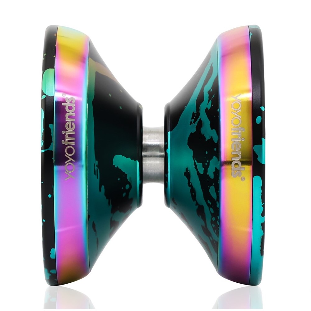 yoyofriends Sunwing - Bi-Metal Yo-Yo - 7068 Aluminum with Stainless Steel Rings YoYo — view 3