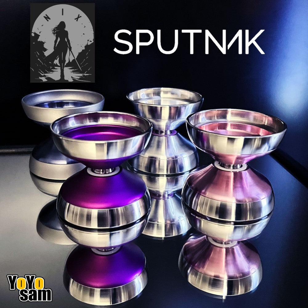 Sputnik NIX Yo-Yo - Bi-Metal - 6061 Aluminum with Stainless Steel Rims YoYo