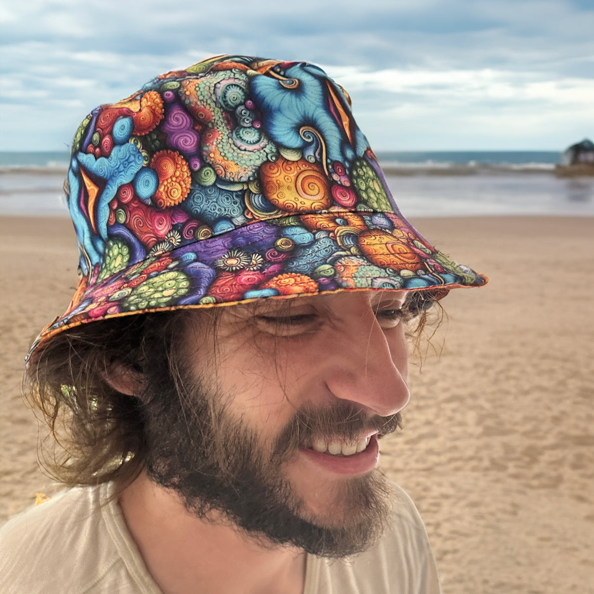 Mougee Reversible Bucket Hat