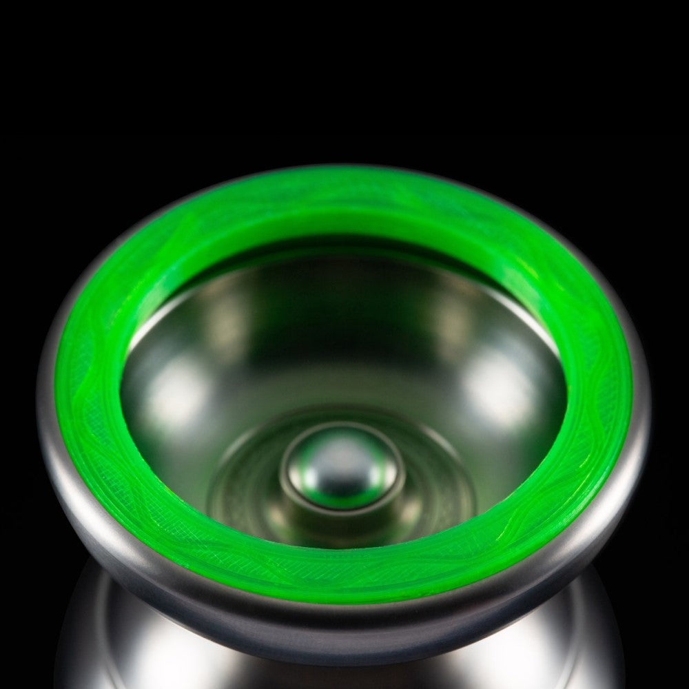RSO Burger YoYo - Round Spinning Objects Titanium with Extras Yo-Yo — view 3