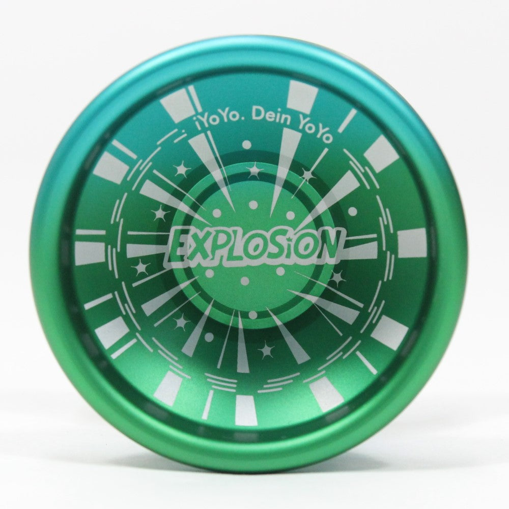 iYoYo EXPLOSiON Yo-Yo - Bi-Metal - 7075 Aluminum YoYo with Stainless Steel Rings — view 2