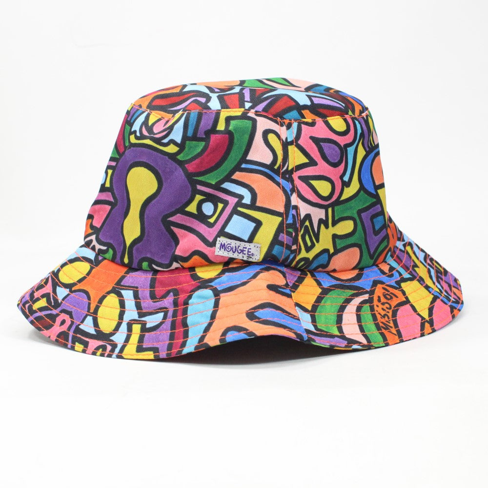 Mougee Bucket Hat - Printed Hat in our most Popular Mougee Designs — view 7