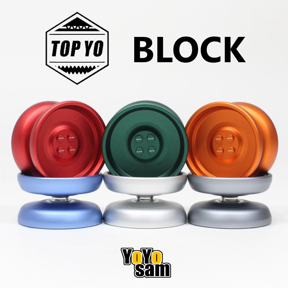 TOP YO Block Yo-Yo - 6061 AL Monometal YoYo