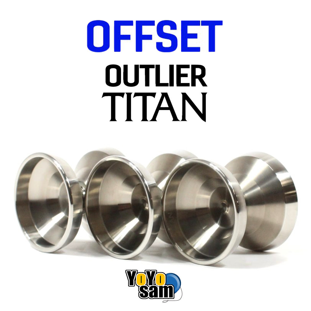 OFFSET Outlier Titan Yo-Yo - Titanium YoYo with Stainless Steel Rims