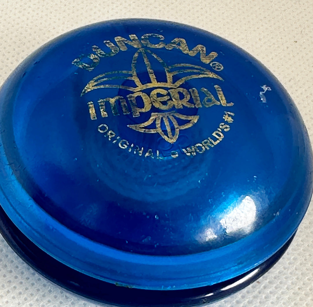 Vintage Duncan Imperial Yo-Yo - Blue- Good/fair Condition Original World's #1