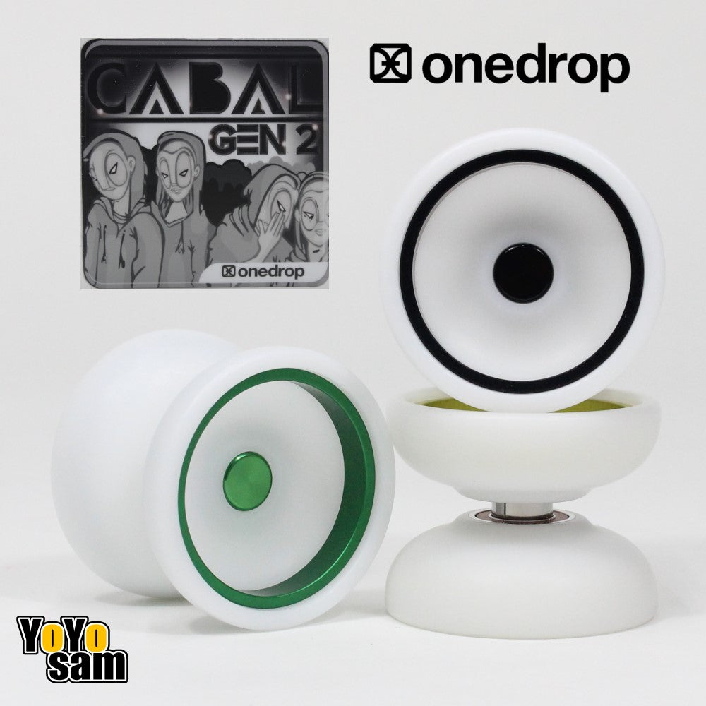 One Drop Cabal Gen 2 Yo-Yo - POM Delrin YoYo with Aluminum Weight Rings