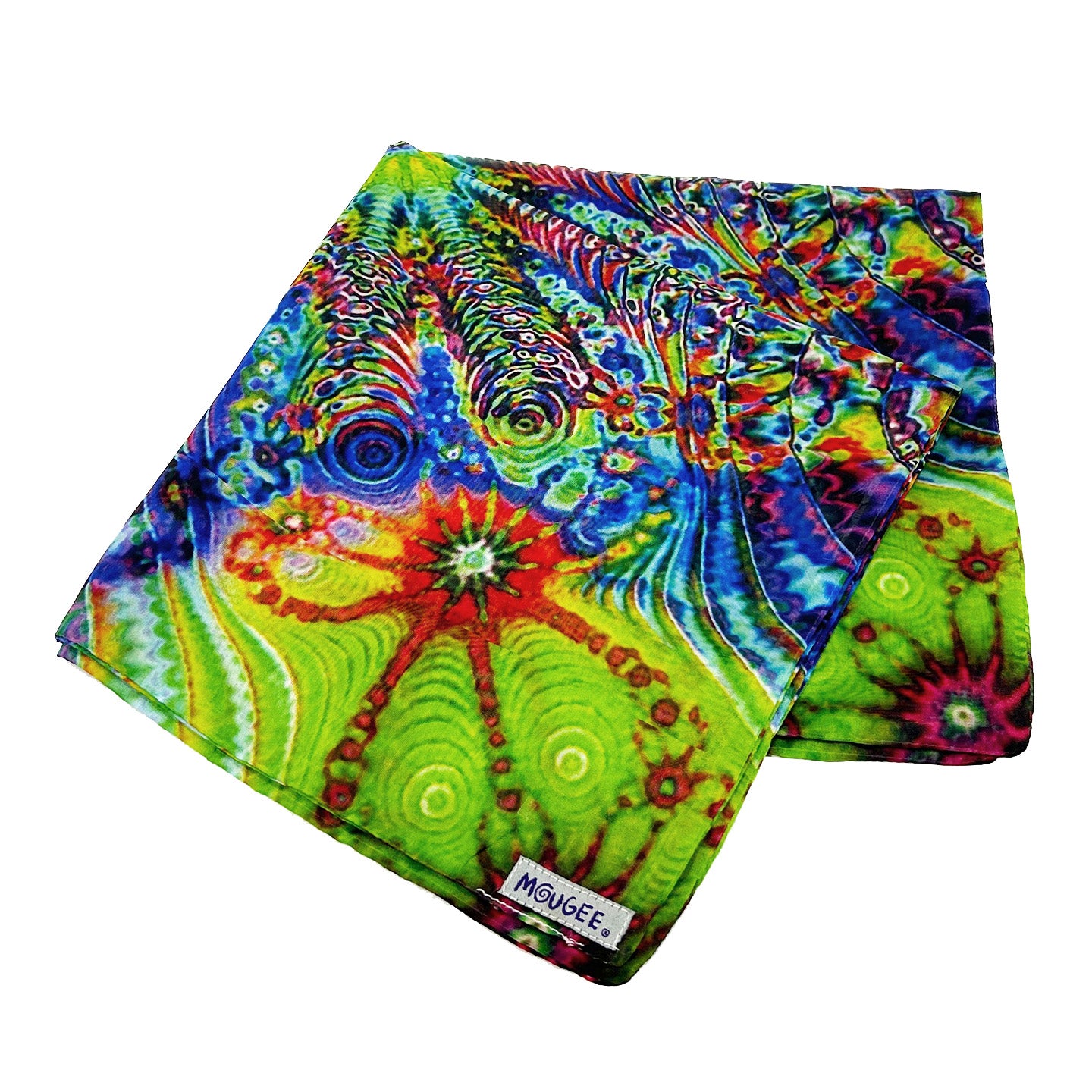 Mougee Head Scarf / Bandana in Fan favorite Mougee Designs- Two Sided Prints. — view 9