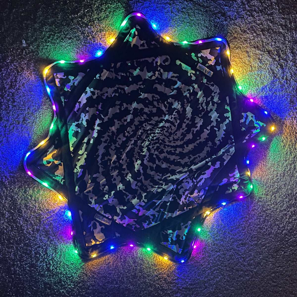 Mougee Spark Flow Star - AIR 28" MIDWAY 24" MINI 21" MICRO 13" - Rechargeable Multi-Colored LED Lights - 3 Modes — view 2