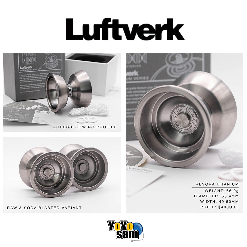 Luftverk REVORA Titanium Yo-Yo - Full Titanium YoYo
