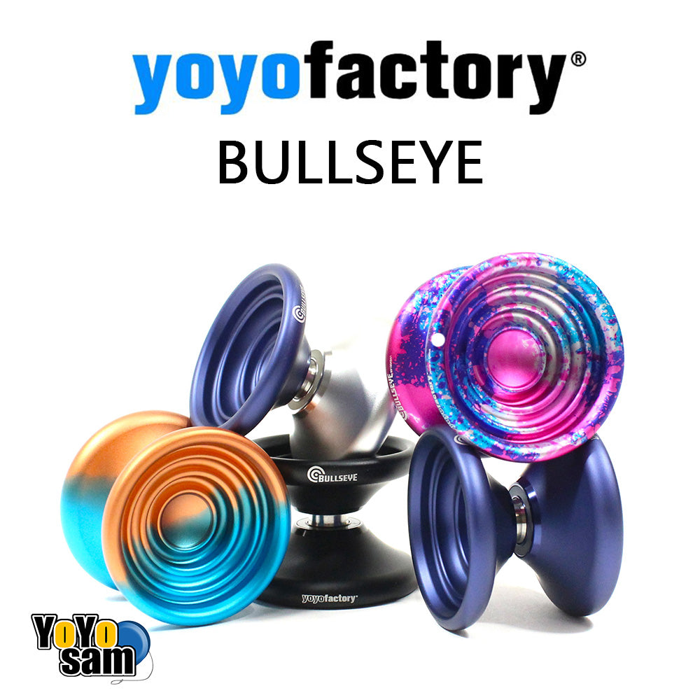 YoYoFactory Bullseye Yo-Yo - Mono-Metal Fingerspin YoYo