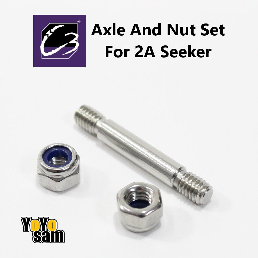 C3yoyodesign Axle and Nut Set for 2A Seeker Yo-Yo