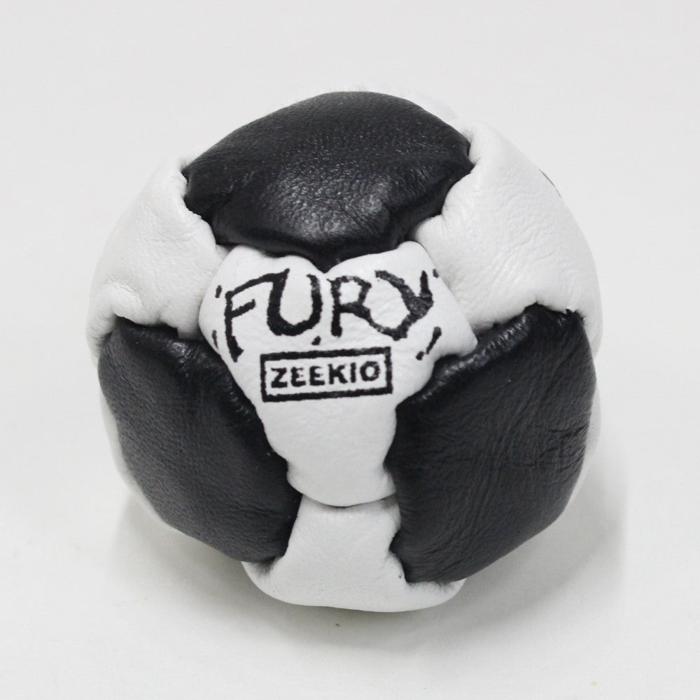 The Fury Footbag - Genuine Leather - 14 Panel Hand Stitched - Sand filled Hacky Sack — view 8