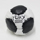 Zeekio Fury Black and White genuine leather sand-filled footbag