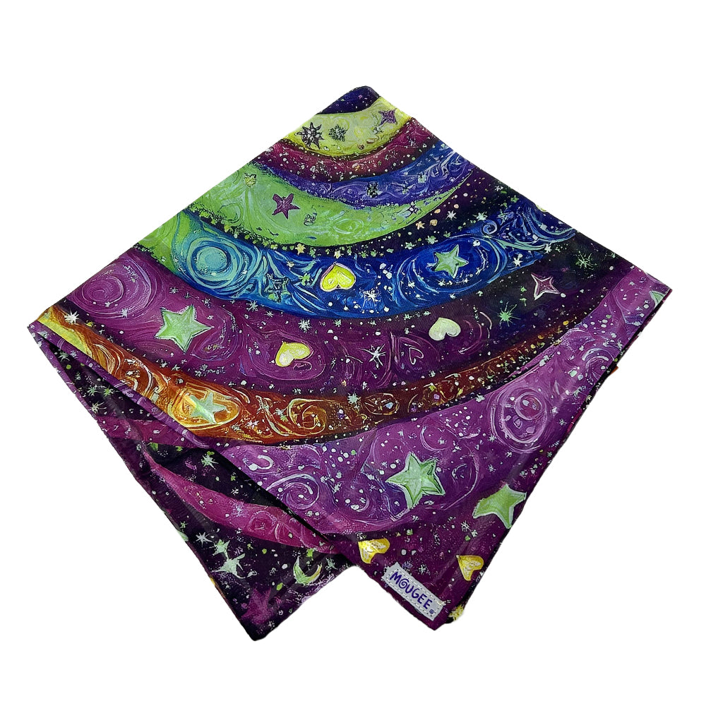 Mougee Head Scarf / Bandana in Fan favorite Mougee Designs- Two Sided Prints. — view 20
