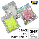 ONE YOYO & EQUIPMENT 10 Pack Fat Polyester Nylon Blend Yo-Yo String