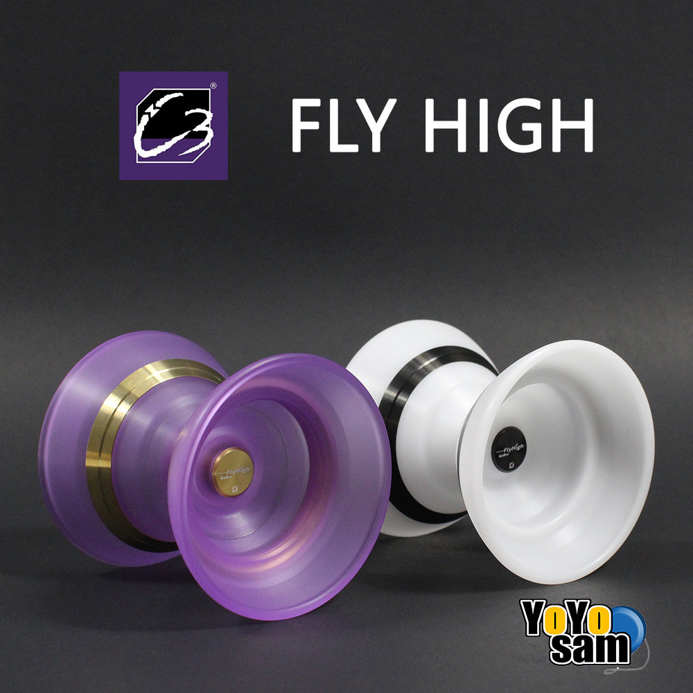 C3yoyodesign Fly High Yo-Yo - Multi-Material Off String YoYo - Ge Bin Signature