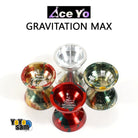 Ace Yo Gravitation MAX Yo-Yo - Extra Wide Mono-Metal YoYo