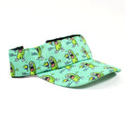 Pickle Monsters Adjustable Pickleball Visor - Adjustable One Size Fits All Sun Visor - Featuring the Dreaded Pickle Monster
