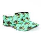 Pickle Monsters Adjustable Pickleball Visor - Adjustable One Size Fits All Sun Visor - Featuring the Dreaded Pickle Monster