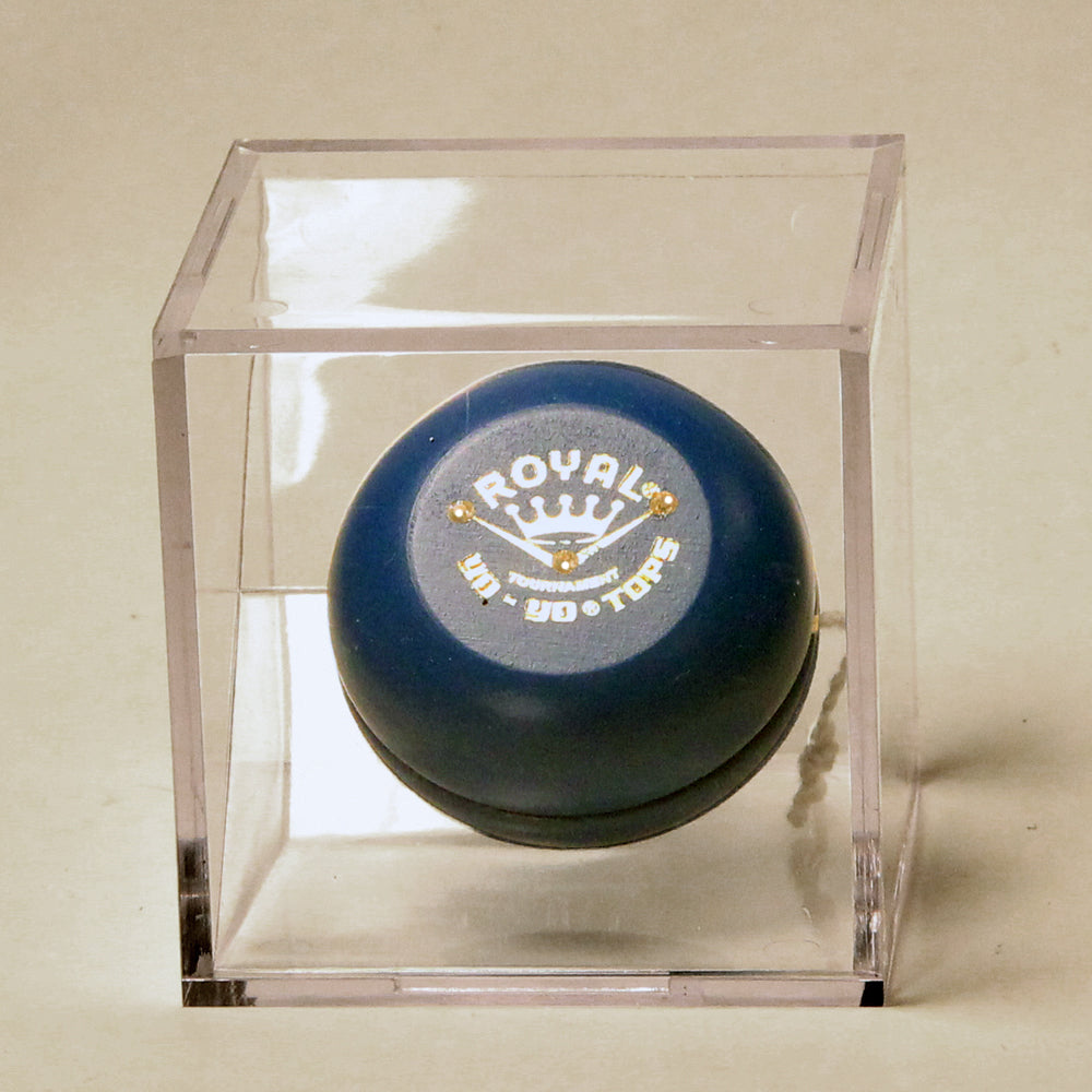 Replica Vintage Collectible Wooden Yo-Yos - Enclosed in Acrylic Display Box — view 4