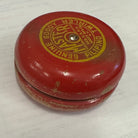 Vintage Goody Master Filipino Twirler Yo-Yo - Wood, 1950s - Red with Gold Seal — view 4