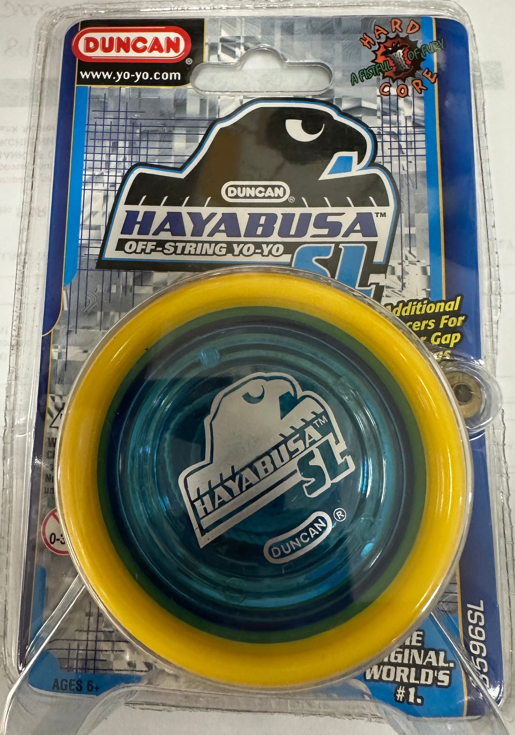 Vintage Duncan Hyabusa SL Yo-Yo New in Package Blue YE