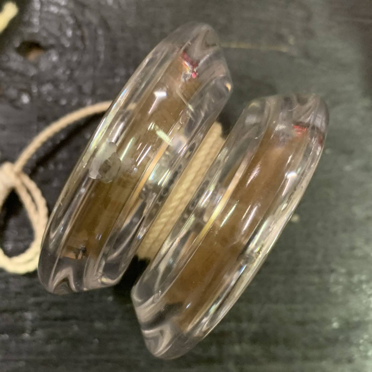 Vintage Yomega Firestorm Yo-Yo Gold - Ban Dai 1999 - Very Good Condition — view 3