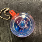 Tiny little vintage Yomega Yo-yo Key chain - 1.25" Excellent Cond. Blue Hyper brain