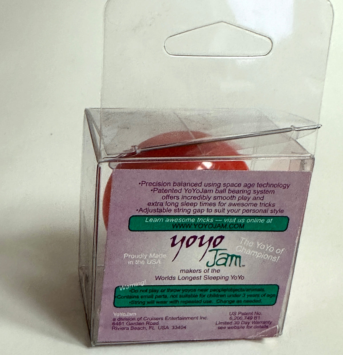Vintage Collectable YoYoJam Lynn Fury Plastic Yo-Yo NEW — view 6