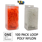 ONE YOYO & EQUIPMENT 100 Pack Looping Polyester Nylon Blend Yo-Yo String