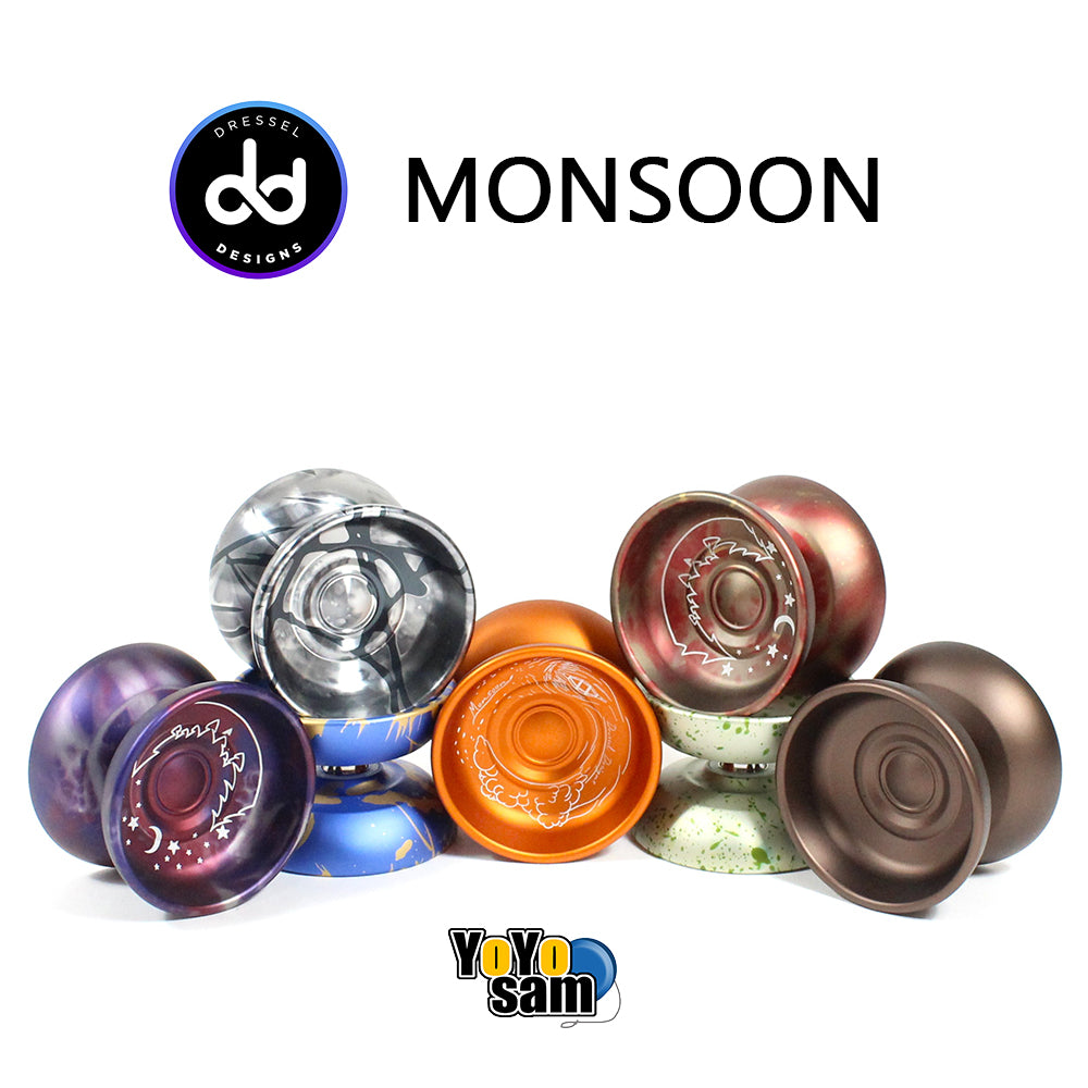 Dressel Designs Monsoon Yo-Yo - Oversized Mono-Metal YoYo