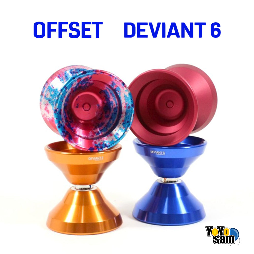 OFFSET Deviant 6 Yo-Yo - 60mm Width - Monometal Brandon Vu Signature YoYo