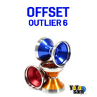 OFFSET Outlier 6 Yo-Yo - Bi-Metal - 7075 Aluminum with Stainless Steel Rims Brandon Vu Signature YoYo
