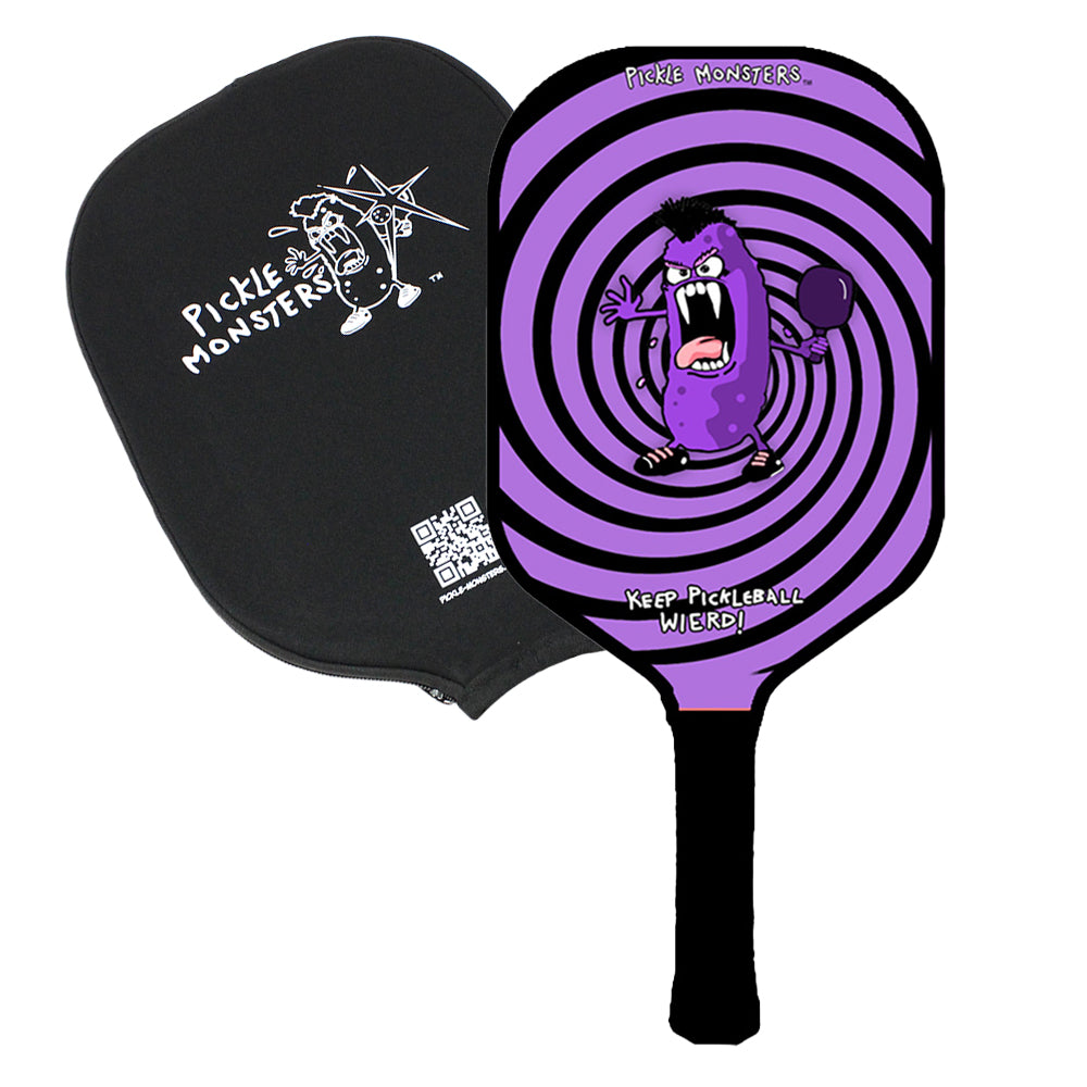 Pickle Monsters Carbon Fiber Pickleball Paddle - Cushioned Comfort Grip — view 5