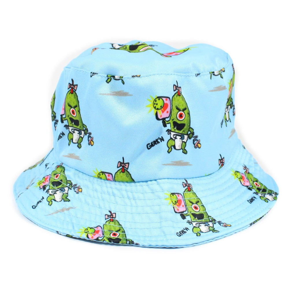 Pickle Monsters Bucket Hat - Fun Pickleball Hat Featuring the Dreaded Pickle Monster Crew — view 7